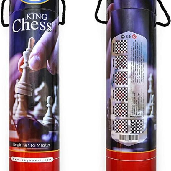 Pagos Chess Set - Portable Travel Chess Board Game - Picture 7 of 7